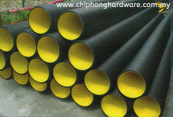 HDPE Double Wall Corrugated Sewer & Drainage Pipe (BBB) BBB HDPE Pipes & Fittings Selangor, Malaysia, Kuala Lumpur (KL), Seri Kembangan Supplier, Suppliers, Supply, Supplies | CHIP HONG HARDWARE SDN BHD