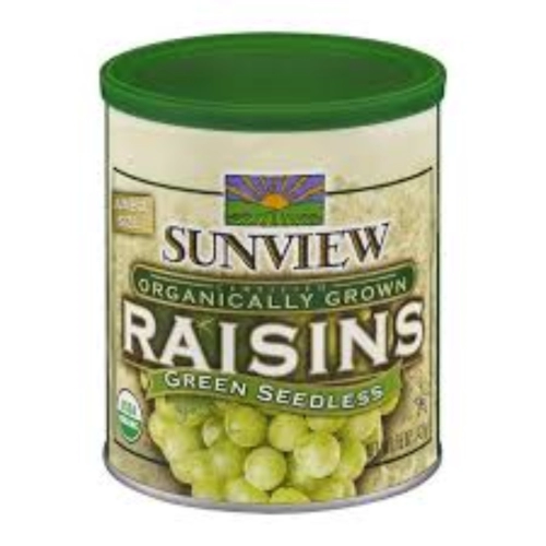 Green Seedless raisins