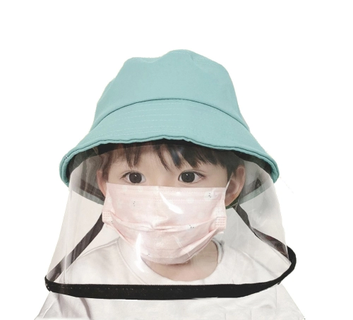 Children 52cm Anti-fog Bucket Hats Unisex Outdoor Travel Fisherman Hats Child Protection