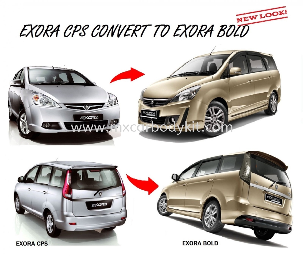 Proton Exora Cps Convert To Exora Bold Exora Proton Johor Malaysia Johor Bahru Jb Masai Supplier Suppliers Supply Supplies Mx Car Body Kit