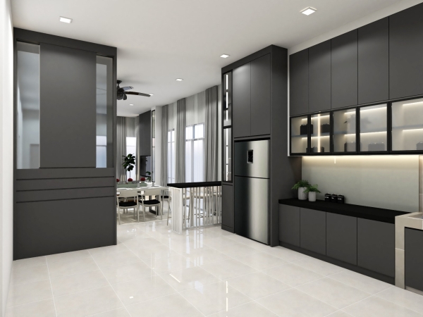 3D FOR KITCHEN TANAH HITAM Project Perak, Malaysia, Ipoh Supplier, Suppliers, Supply, Supplies | Home Style Furniture Trading (Ipoh) Sdn Bhd