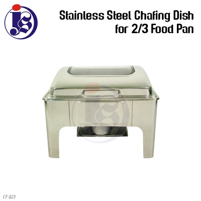 Stainless Steel Chafing Dish (2/3 Food Pan)