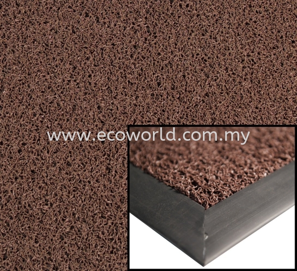 Heavy Duty Coil Mat (Unbacked)-Brown Heavy Duty Coil Mat (Unbacked) PVC Cushion Coil Mat Malaysia, Johor Bahru (JB) Supplier, Supply, Supplies | ECO WORLD HYGIENE (M) SDN BHD