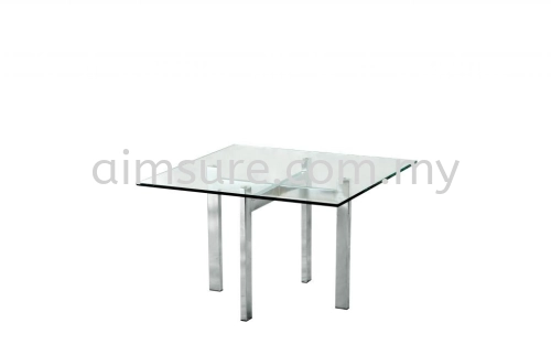 Tempered glass square coffee table AIM7700-6T