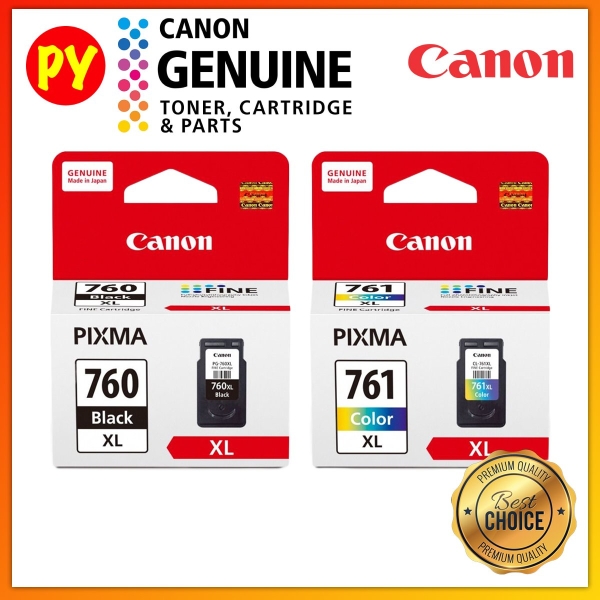 Canon PG760BXL + CL-761CXL Set Original Ink Cartridge PG760XL CL761XL PG760BXL CL761CXL CANON INK CARTRIDGES Kuala Lumpur, KL, Jalan Kuchai Lama, Selangor, Malaysia. Supplier, Suppliers, Supplies, Supply | PY Prima Enterprise Sdn Bhd