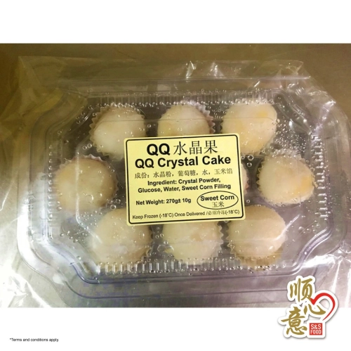 QQ CRYSTAL CAKE-CORN/PANDAN 水晶果 - 玉米/班单(PRE-ORDER)