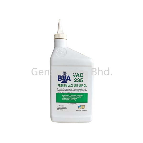 VAC235 1Quart BVA Oils Selangor, Malaysia, Kuala Lumpur (KL), Shah Alam Supplier, Suppliers, Supply, Supplies | Gensis Sdn Bhd