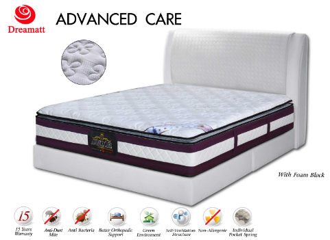 Advanced Care  Thickness 13" Mattress Bedroom Set Selangor, Kuala Lumpur (KL), Puchong, Malaysia Supplier, Suppliers, Supply, Supplies | Elmod Online Sdn Bhd