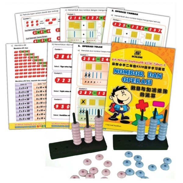 Kit Aktiviti Matematik KSSR TAhun 2 Nombor & Operasi Mathematics Education Johor Bahru (JB), Malaysia Supplier, Suppliers, Supply, Supplies | Edustream Sdn Bhd