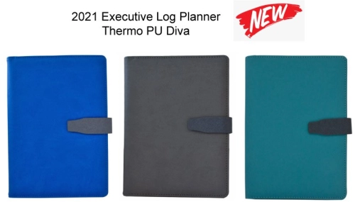 2021 Executive Log Planner Thermo PU Diva