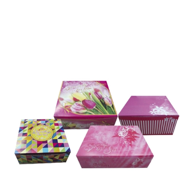 Folding Cake Box (Generic Print)