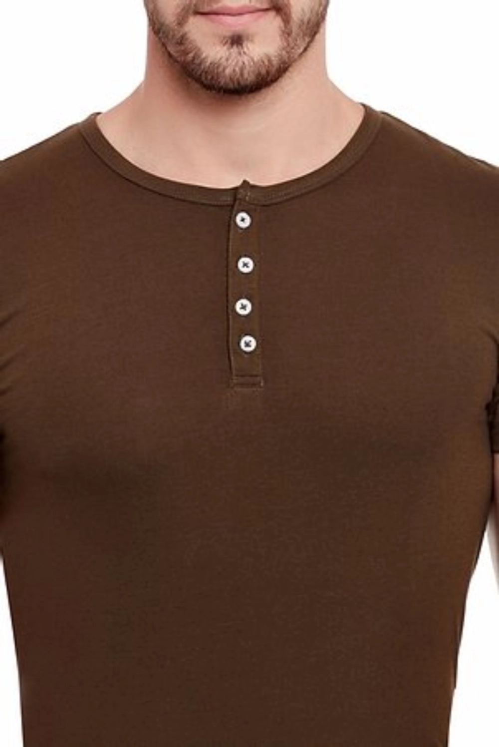 Custom made OEM Buttoned T-Shirt Mens Premium Quality Fabric   