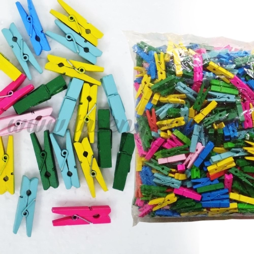 3.5cm Colorful Wooden Clip 500pcs (AC-WC-S500)