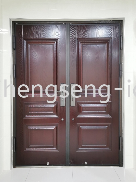  Loutron Safety Door Pintu JB, Johor Bahru, Bandar Uda Utama Design, Service | Heng Seng Interior Design & Renovation