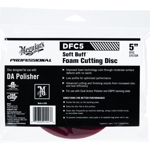 MEGUIARS DA FOAM CUTTING DISC 5 "