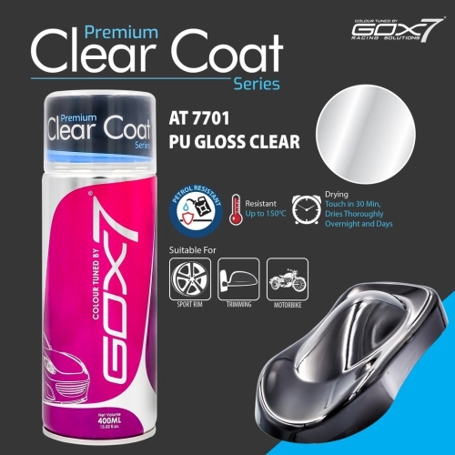 Gox7 AT7701 Premium Gloss Clear Coat **Petrol Resistant** NEW FORMULATION