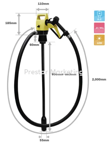 ELECTRICAL OIL DRUM PUMP HEAVY DUTY