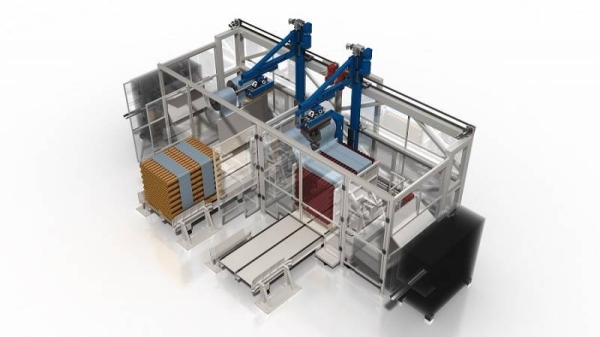 Automatic Snake Wrapping Machine for Lid Lids & End Solutions Depalletizing Palletizing Machine Selangor, Malaysia, Kuala Lumpur (KL), Shah Alam Supplier, Suppliers, Supply, Supplies | Fillpack Technology Sdn Bhd