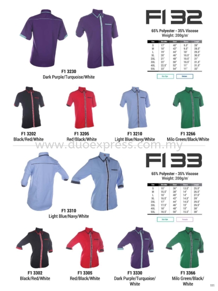 Oren F132  F133 Corporate Shirt Oren Baju Korporat F1 BAJU OREN SPORT - READY MADE Malaysia, Selangor, Kuala Lumpur (KL), Petaling Jaya (PJ) Supplier, Suppliers, Supply, Supplies | Duo Express