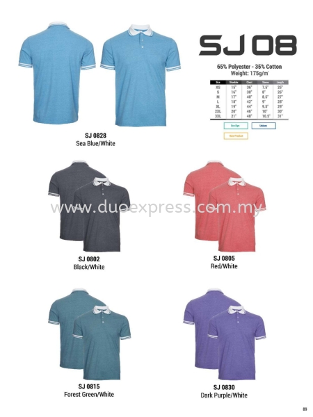 Oren SJ08 Baju Cotton Collar T Shirt Unisex Oren Baju Kolar T Polo BAJU OREN SPORT - READY MADE Malaysia, Selangor, Kuala Lumpur (KL), Petaling Jaya (PJ) Supplier, Suppliers, Supply, Supplies | Duo Express