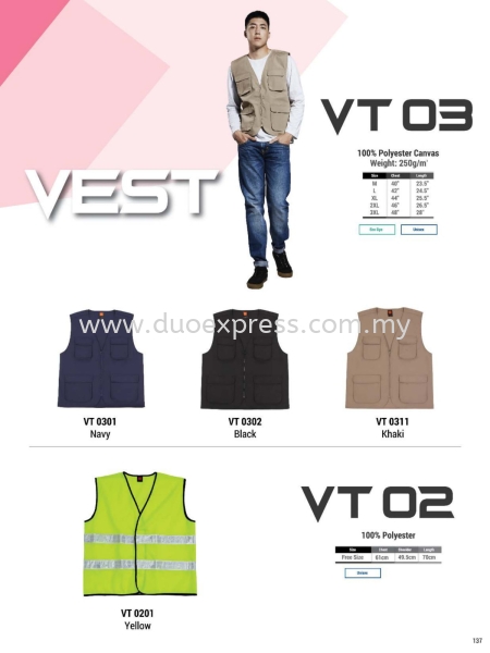 Oren VT 03 VT02 Vest VEST BAJU OREN SPORT - READY MADE Malaysia, Selangor, Kuala Lumpur (KL), Petaling Jaya (PJ) Supplier, Suppliers, Supply, Supplies | Duo Express