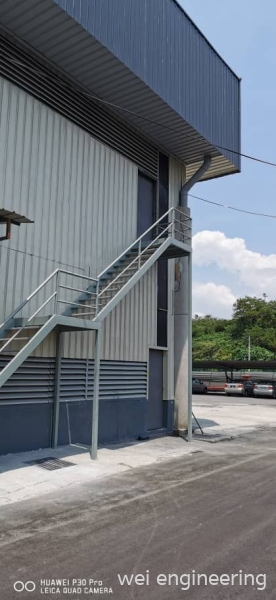 Fire Escape Steel Staircase Steel Work Penang, Malaysia, Simpang Ampat Supplier, Installation, Supply, Supplies | WEI ENGINEERING SDN. BHD.