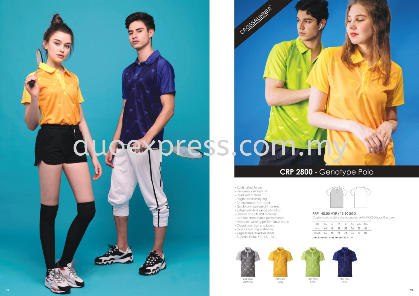 Cross Runner CRP2800 Polo T Shirt