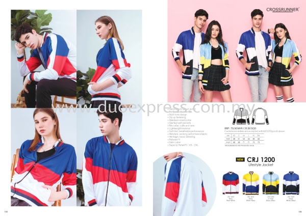 Cross Runner CRJ1200Lifestyle Jacket Jacket Jersi Cross Runner - READY MADE  Malaysia, Selangor, Kuala Lumpur (KL), Petaling Jaya (PJ) Supplier, Suppliers, Supply, Supplies | Duo Express