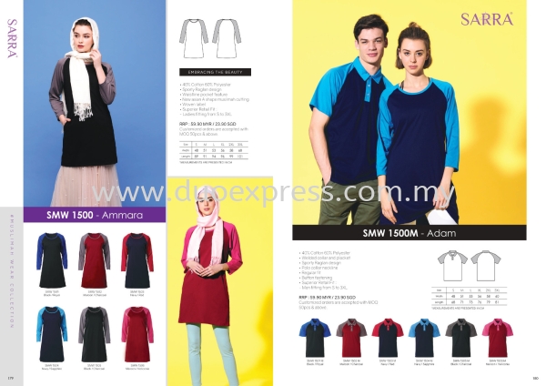 Sarra SMW1500 Muslimah Muslimah SARRA BAJU MUSLIMAH Malaysia, Selangor, Kuala Lumpur (KL), Petaling Jaya (PJ) Supplier, Suppliers, Supply, Supplies | Duo Express