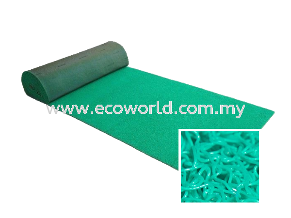 Medium Duty Coil Mat - Green Medium Duty Coil Mat PVC Cushion Coil Mat Malaysia, Johor Bahru (JB) Supplier, Supply, Supplies | ECO WORLD HYGIENE (M) SDN BHD