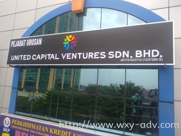 UNITED CAPITAL VENTURES SDN. BHD. Polycarbonate Signage Normal Signboard(4) Johor Bahru (JB), Malaysia Advertising, Printing, Signboard,  Design | Xuan Yao Advertising Sdn Bhd