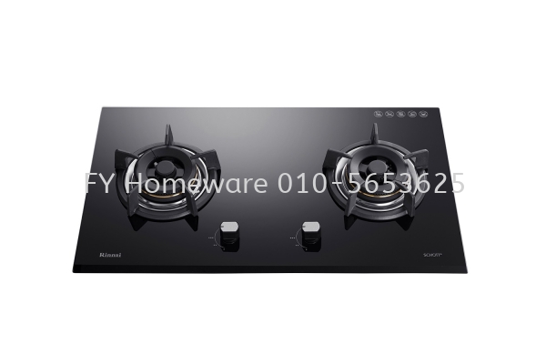 Rinnai RB-72G 2-Hyper Burner Built-in Gas Hob (Glass)  Schott Glass (5.5kW) Gas Cooker Kitchen Utensils Johor Bahru (JB), Malaysia, Skudai Supplier, Suppliers, Supply, Supplies | FY HOMEWARE SDN BHD