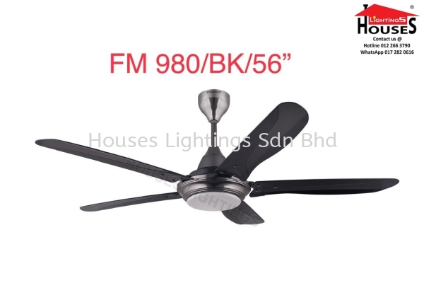 SAPPHIRE FM980 BK Sapphire Ceiling Fan Ceiling Fan Selangor, Malaysia, Kuala Lumpur (KL), Puchong Supplier, Suppliers, Supply, Supplies | Houses Lightings Sdn Bhd