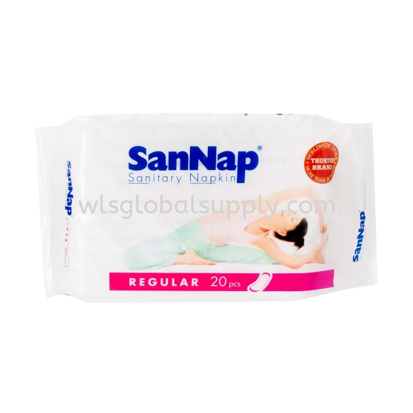 SanNap Sanitary Napkin (Regular) 20 PCS Regular SanNap Malaysia, Selangor, Kuala Lumpur (KL), Balakong Manufacturer, Supplier, Supply, Supplies | WLS Global Supply Sdn Bhd