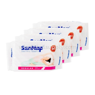 SanNap Sanitary Napkin (Regular) 20 PCS x 36 Packs (CARTON)