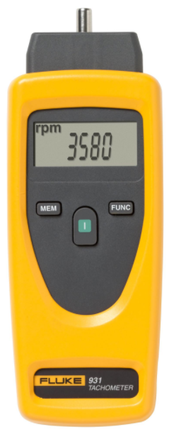 fluke 931 contact and non-contact dual-purpose tachometers