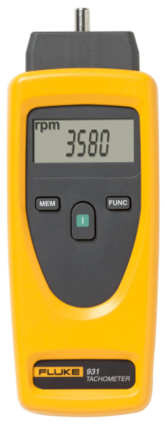 FLUKE 931 Contact and Non-Contact Dual-Purpose Tachometers