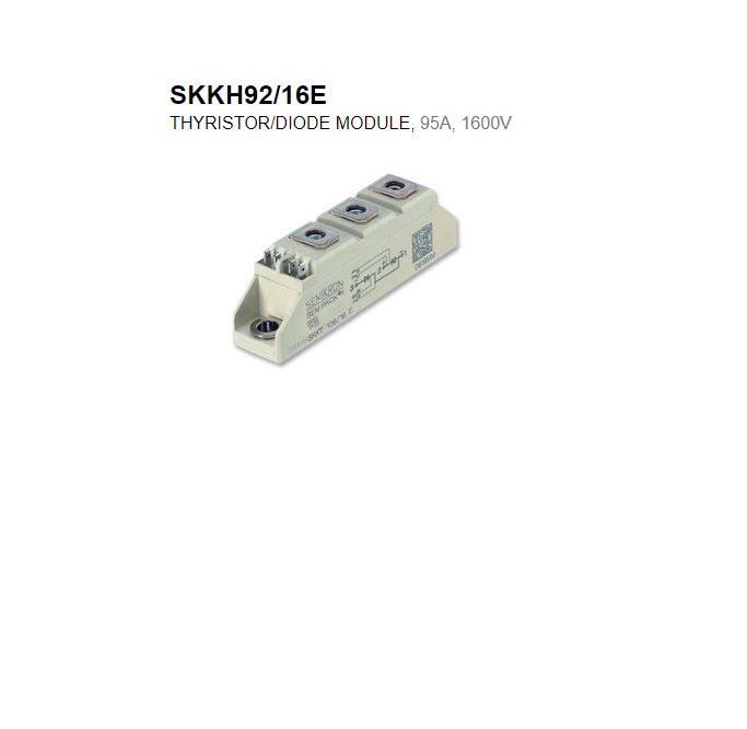 semikron - skkh 92/16e thyristor module