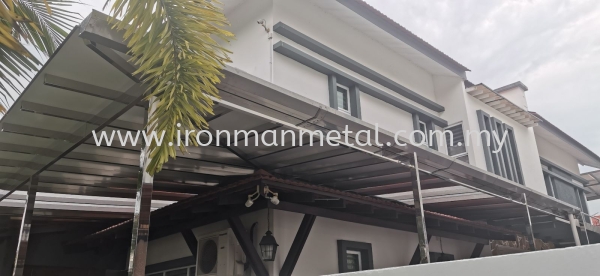  Awning Stainless Steel Johor Bahru (JB), Skudai, Malaysia Contractor, Service | Iron Man Metal Work