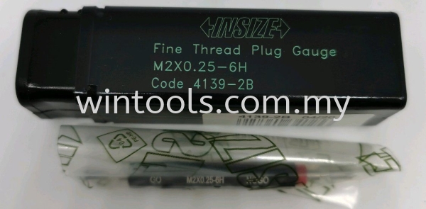 M2 x 0.25-6H, GO & NOGO  THREAD PLUG GAGES INSIZE (CHINA) Penang, Malaysia Supplier, Suppliers, Supply, Supplies | Wintools Engineering Technology Sdn Bhd