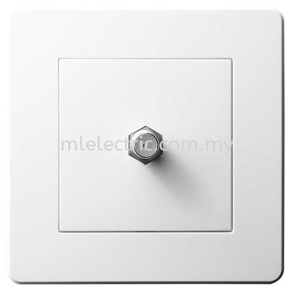 JASMART A6003 1 GANG SATELITE OUTLET A SERIES Jasmart Switches Selangor, Malaysia, Kuala Lumpur (KL), Batu Caves Supplier, Suppliers, Supply, Supplies | ML Electric Sdn Bhd