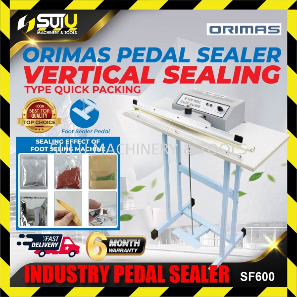 ORIMAS SF600 Industry Pedal / Food Sealer 60cm(24") 0.75kw Packaging Machine Food Processing Machine Kuala Lumpur (KL), Malaysia, Selangor, Setapak Supplier, Suppliers, Supply, Supplies | Sui U Machinery & Tools (M) Sdn Bhd