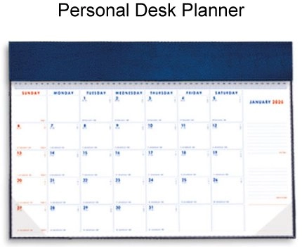 Personal Desk Planner PVC 24