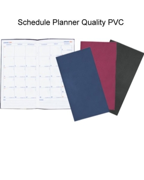 Schedule Planner Quality PVC 26
