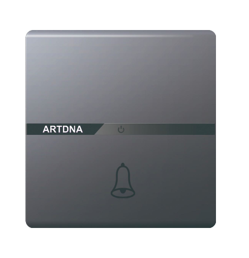 DOOR BELL SWITCH C/W LED INDICATOR Dark Grey A38 Modern Series Johor Bahru (JB), Malaysia, Selangor, Kuala Lumpur (KL) Supplier, Suppliers, Supply, Supplies | Art Dna (M) Sdn Bhd