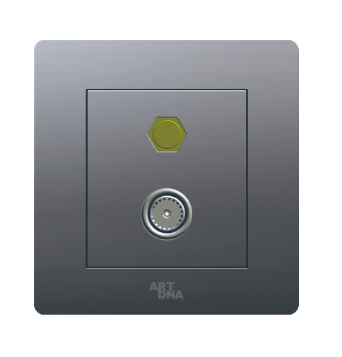 TV & SATELLITE SOCKET (ASTRO) Dark Grey A38 Modern Series Johor Bahru (JB), Malaysia, Selangor, Kuala Lumpur (KL) Supplier, Suppliers, Supply, Supplies | Art Dna (M) Sdn Bhd