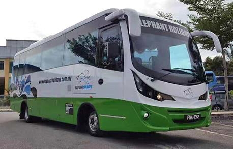 HINO Mini Coach (28 Seats - 31 Seats) Car Rental Penang, Malaysia Services | ELEPHANT HOLIDAYS SDN BHD