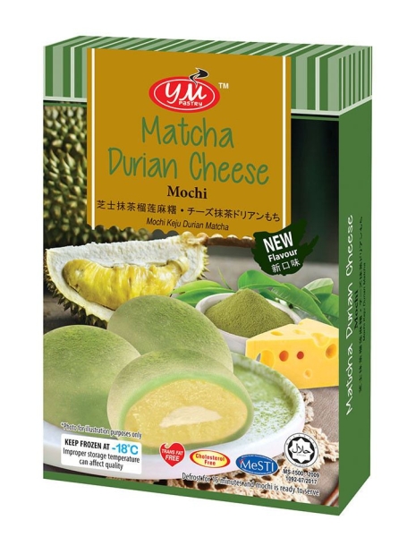 Matcha Durian Cheese 3D Box 6PCS 6PCSX25G Mochi Malaysia, Johor, Kluang Supplier, Manufacturer, Supply, Supplies | YM PASTRY MANUFACTURING SDN BHD