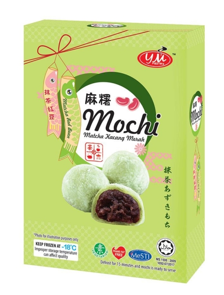 Matcha Red Bean Mochi 3D Box 6PCS 6PCSX25G Mochi Malaysia, Johor, Kluang Supplier, Manufacturer, Supply, Supplies | YM PASTRY MANUFACTURING SDN BHD