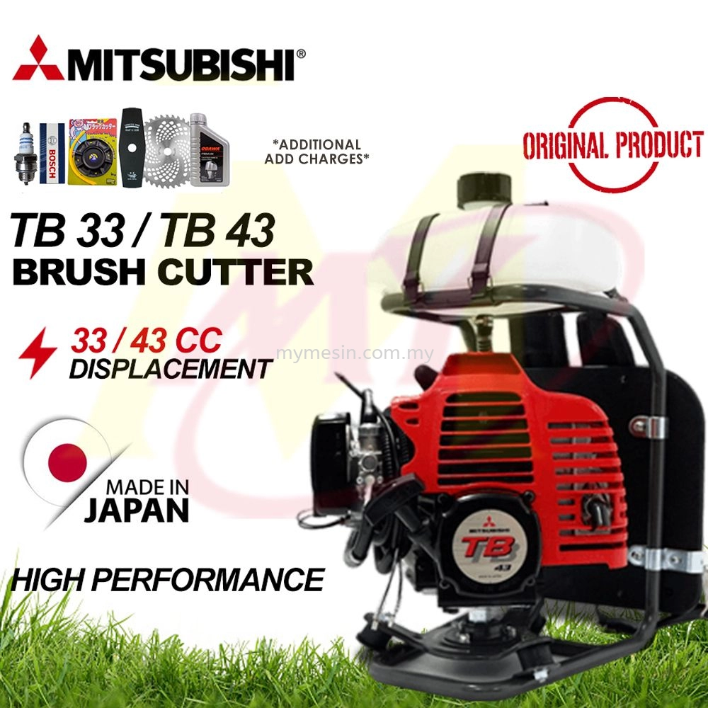 Mitsubishi TB33 / TB43 Brush Cutter Mesin Rumput Original Made In Japan  [Code:4068/3704]